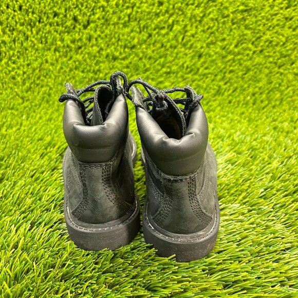 Timberland Premium 6 inch Boys Size 9C Black Athletic Ankle Boots Hiking Shoes main image 5